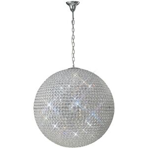 Diyas Lighting IL30202 Ava 12 Light Chrome & Crystal Ceiling Pendant