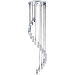 Searchlight Lighting Searchlight 888-20 Sculptured Ice 20 Light Halogen Ceiling Pendant