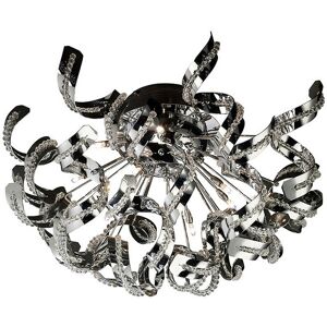 INSPIRED LIGHTING Esme Ceiling 20 Light G4 Polished Chrome/Crystal, NOT LED/CFL Compatible