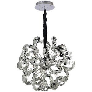 INSPIRED LIGHTING Esme Pendant 12 Light G4 Polished Chrome/Crystal, NOT LED/CFL Compatible