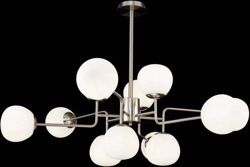 Photos - Chandelier / Lamp Corrigan Studio Jeri 12-Light Sputnik Chandelier gray