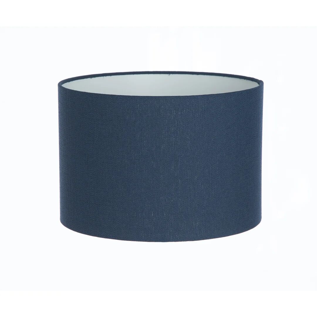 Photos - Chandelier / Lamp Wayfair Basics™ Linen Drum Lamp Shade blue/black 35.0 H x 35.0 W x 35.0 D