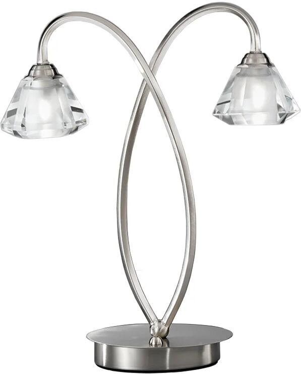 Photos - Chandelier / Lamp Canora Grey Tipton 37cm Arched Table Lamp gray 37.0 H x 31.0 W x 12.0 D cm