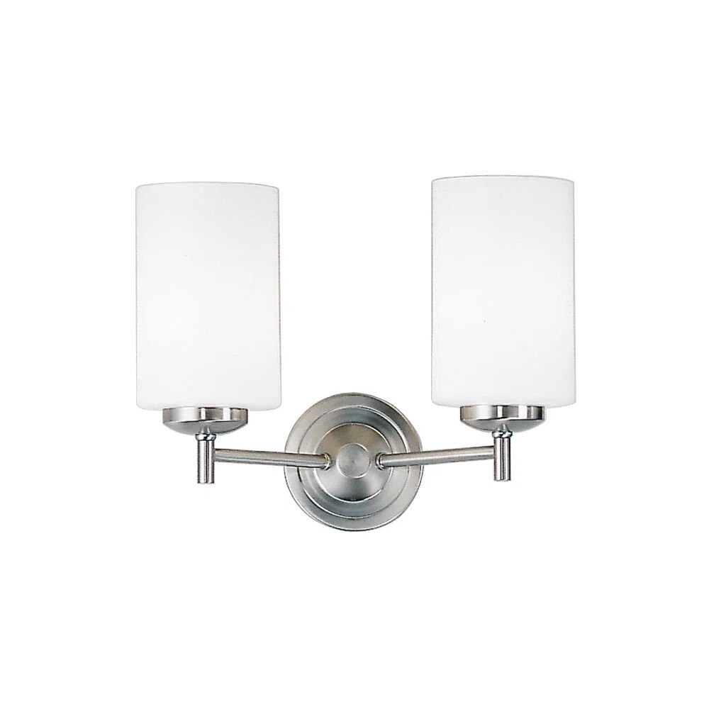 Photos - Chandelier / Lamp Marlow Home Co. Marcina 2-Light Armed Sconce gray 23.0 H x 38.0 W x 15.0 D