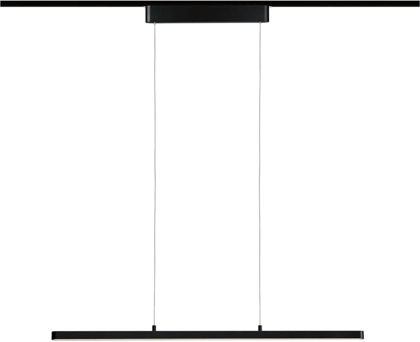 Paulmann Lento 1 - Light Kitchen Island Linear LED Pendant black/white 150.0 H x 100.0 W x 3.7 D cm