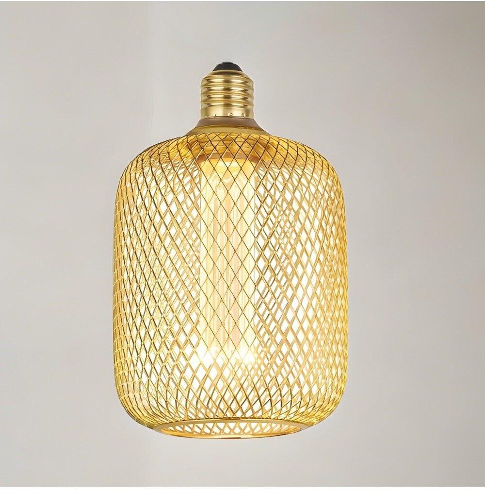 CGC Lighting Decorative Gold Mesh Dimmable LED Bulb 1800K Ultra Warm