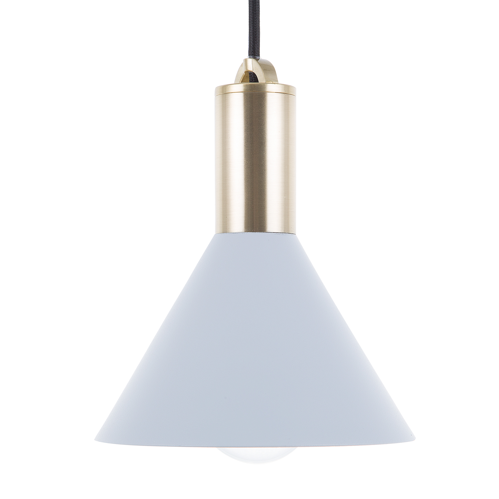 Beliani Ceiling Lamp Matte Blue Metal 168 cm Pendant Modern