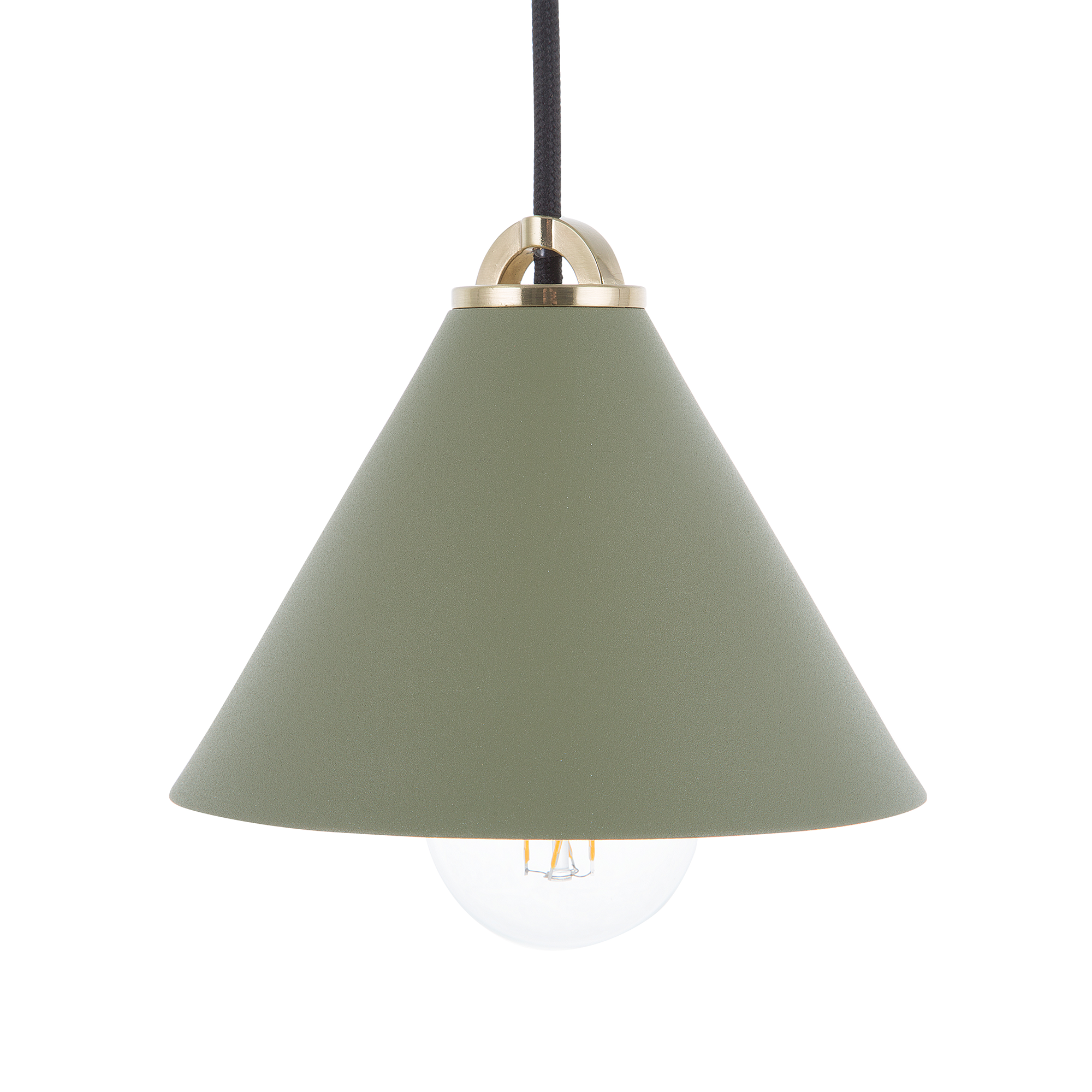 Beliani Ceiling Lamp Green Metal 162 cm Pendant Modern