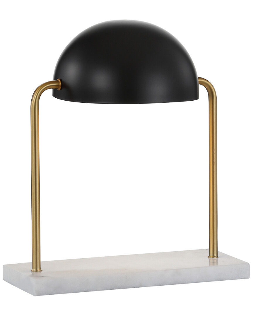 JONATHAN Y Porter 13.5in Art Deco Dome Lamp with Marble Base NoColor NoSize