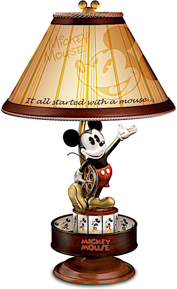 The Bradford Exchange Disney Mickey Mouse Animation Magic Collectible Motion Lamp