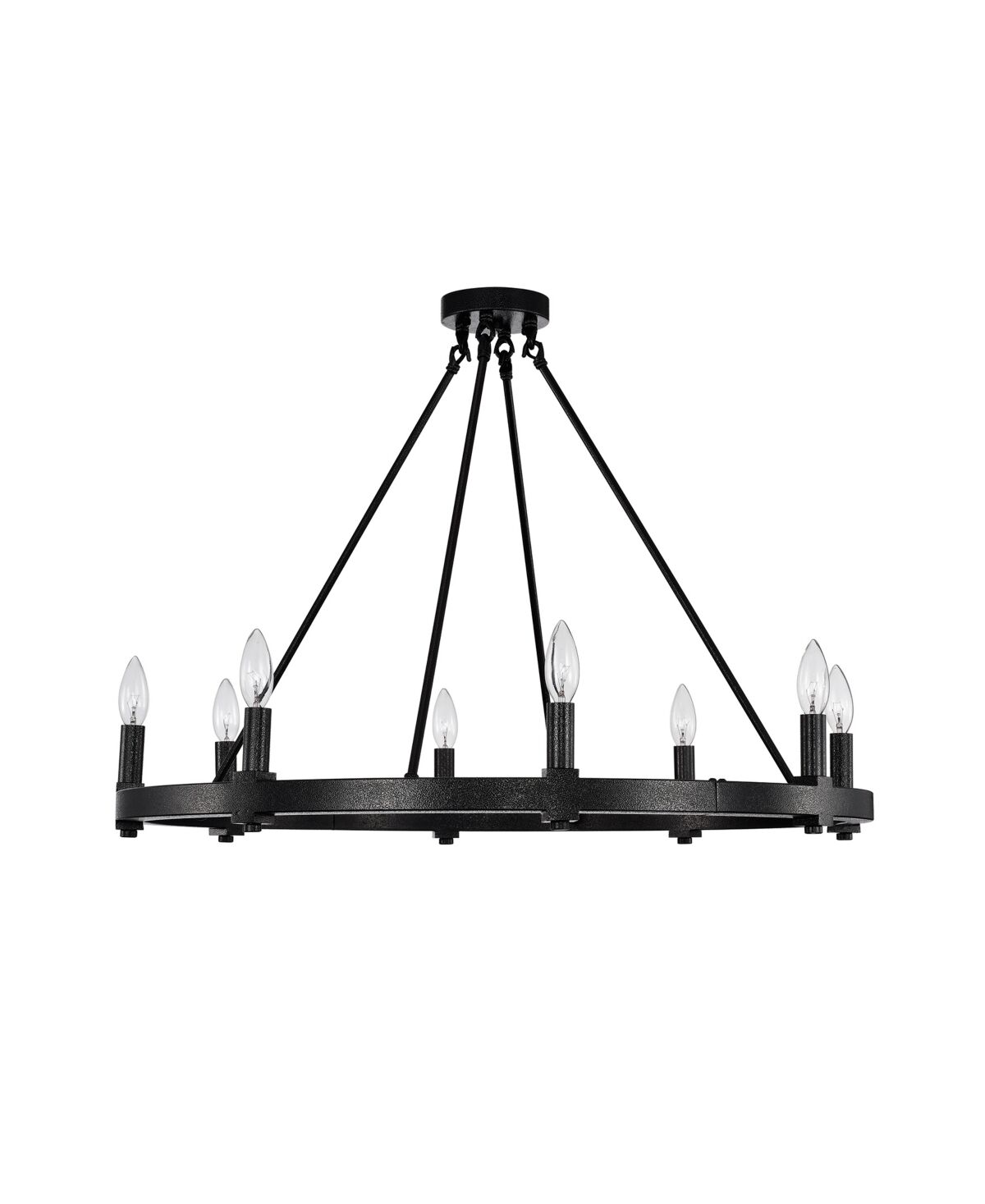 Home Accessories Gerrard Indoor Chandelier with Light Kit - Smith Iron