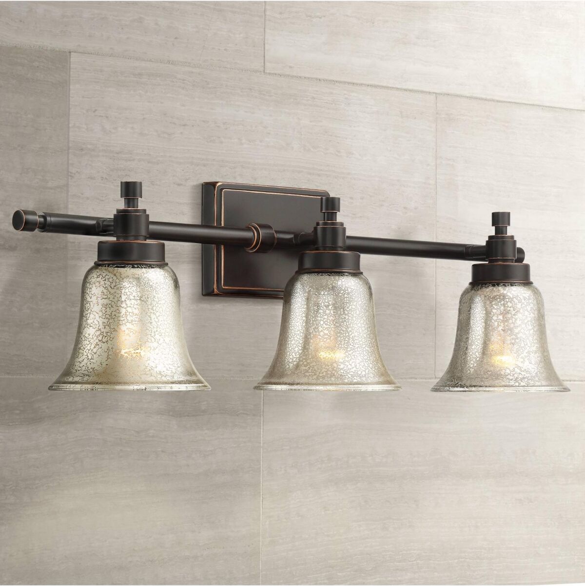 Possini Euro Design Varra Antique Wall Mount Light Antique Silver Bronze Metal Hardwired 26.50