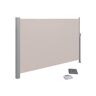 SONGMICS Seitenmarkise 180 x 350 cm Taupe