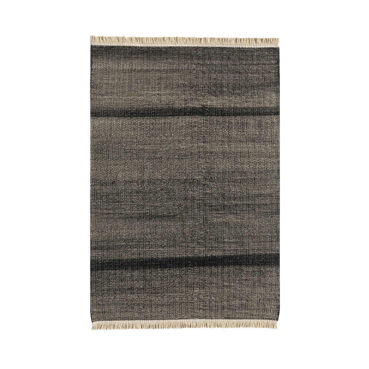 nanimarquina - Tres Outdoor-Teppich Texture, 170 x 240 cm, schwarz