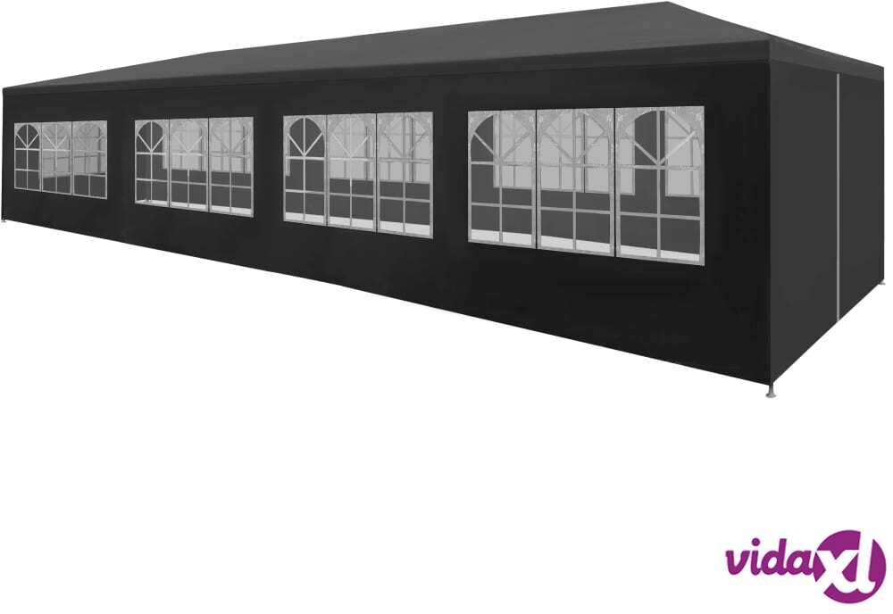 vidaXL Party Tent 3x12 m Anthracite