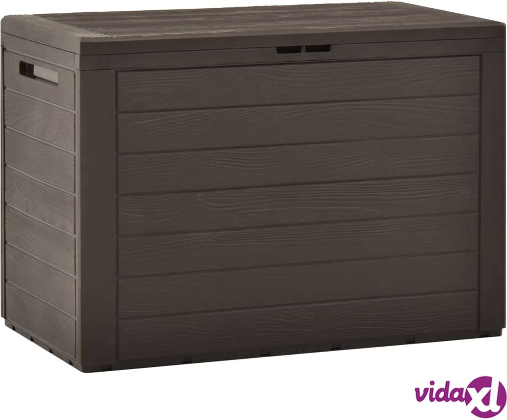 vidaXL Garden Storage Box Brown 78x44x55 cm