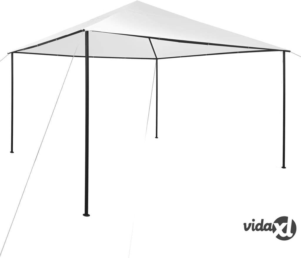 vidaXL Gazebo 4x4x3 m White 180 g/m²