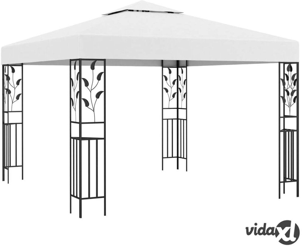 vidaXL Gazebo 3x3 m White 180 g/m²