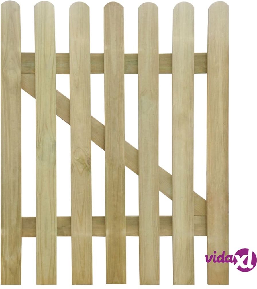 vidaXL Garden Gate Wood 100x120 cm