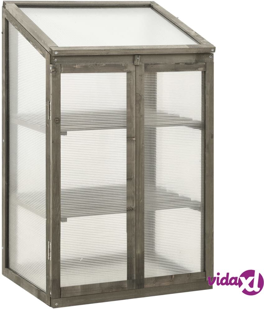 vidaXL Greenhouse 60x45x100 cm Firwood