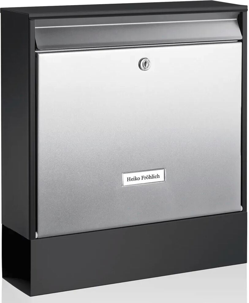 BURG-WÄCHTER Boîte aux lettres Oxford-Set 68770 B+S Inox Argenté