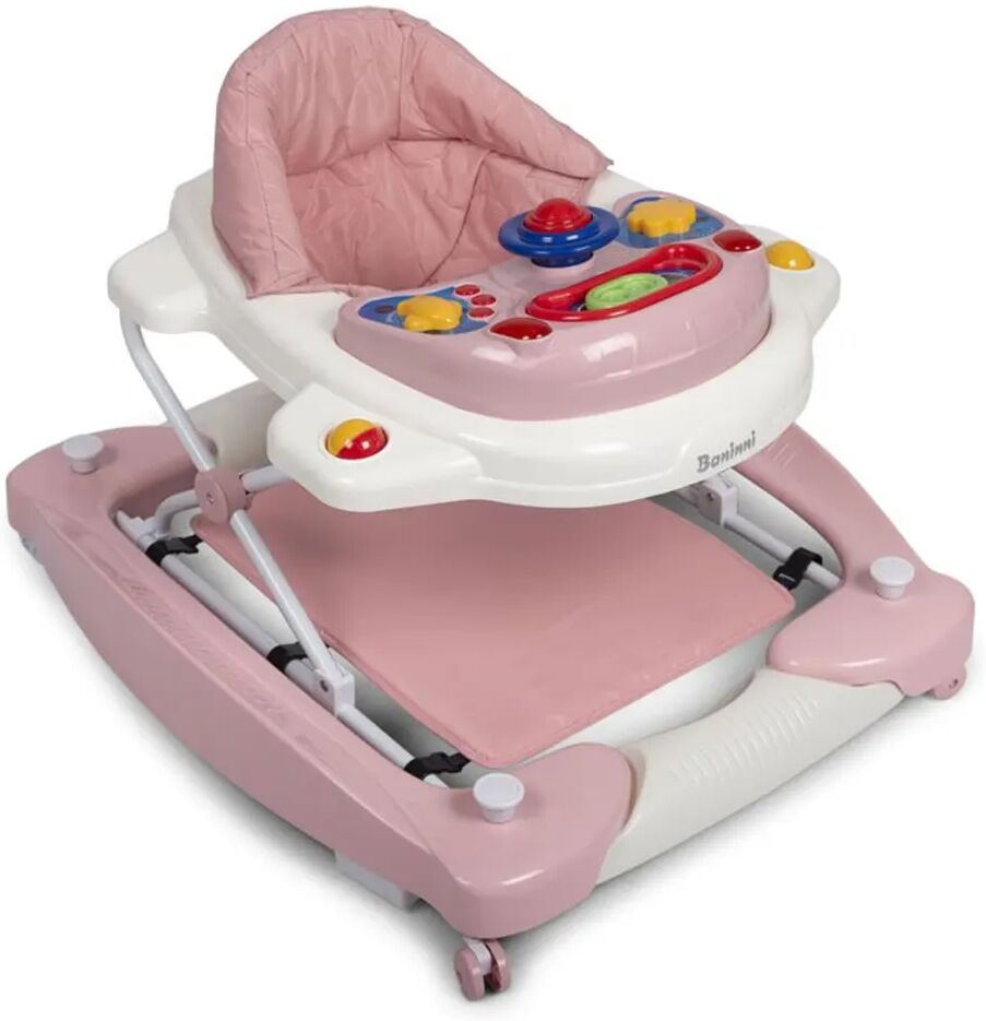 Baninni Trotteur bébé 2 en 1 Classic Rose pastel