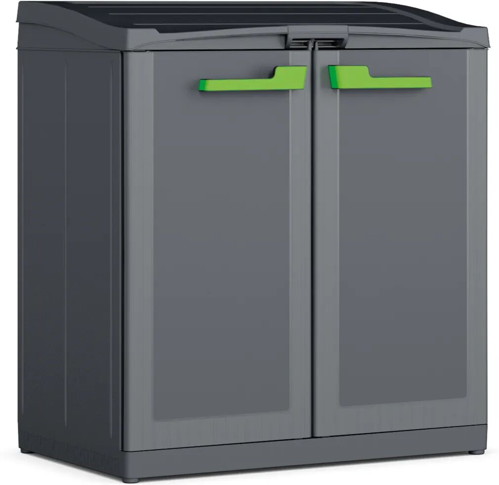 Keter Armoire de recyclage Moby Compact Recycling System Gris graphite