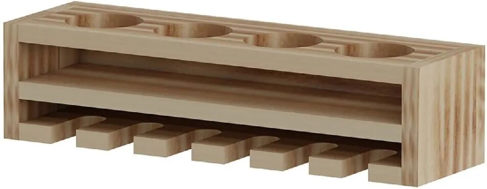 Homemania Porte-bouteille Poseidon 48x13,8x12 cm Bois