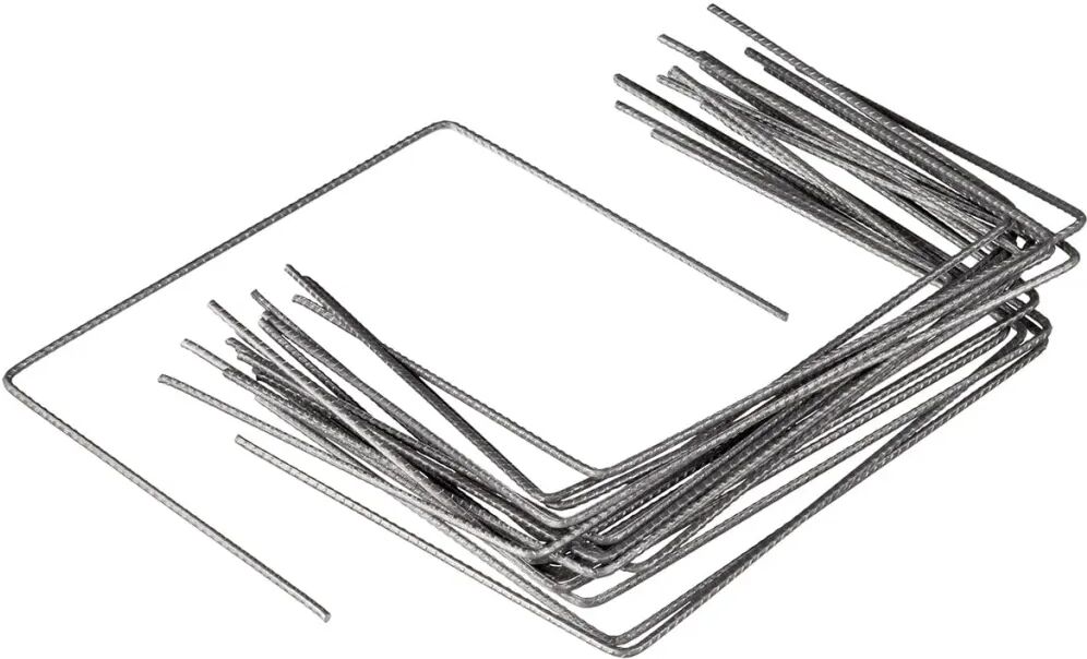 Nature Chevilles de fixation de bâche 20 pcs 25 x 20 cm Métal