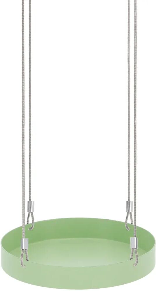 Esschert Design Plateau suspendu pour plantes Rond Vert S