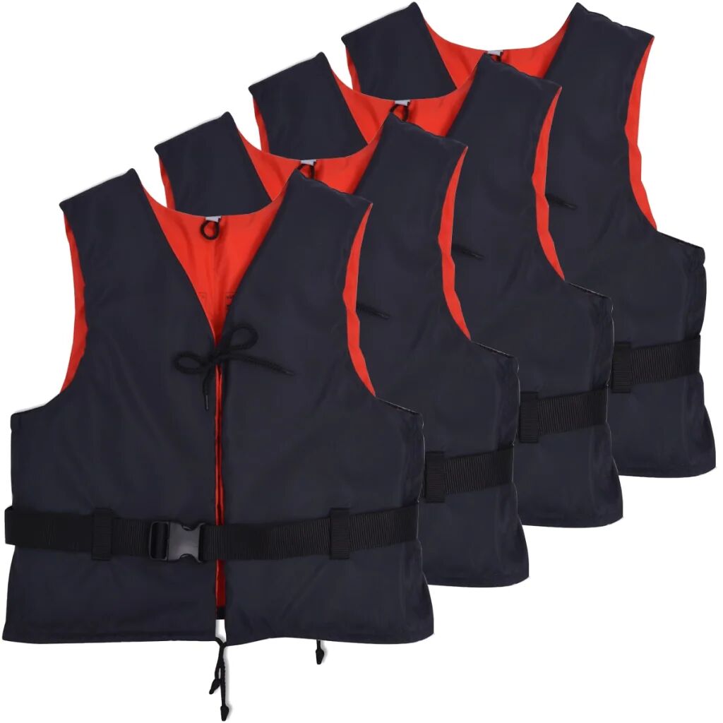 vidaXL Aide à la flottabilité 4 pcs 50 N 70-90 kg Bleu marine