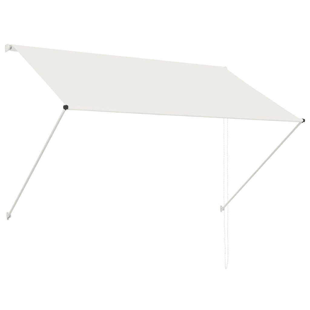 vidaXL Auvent rétractable 200x150 cm Crème