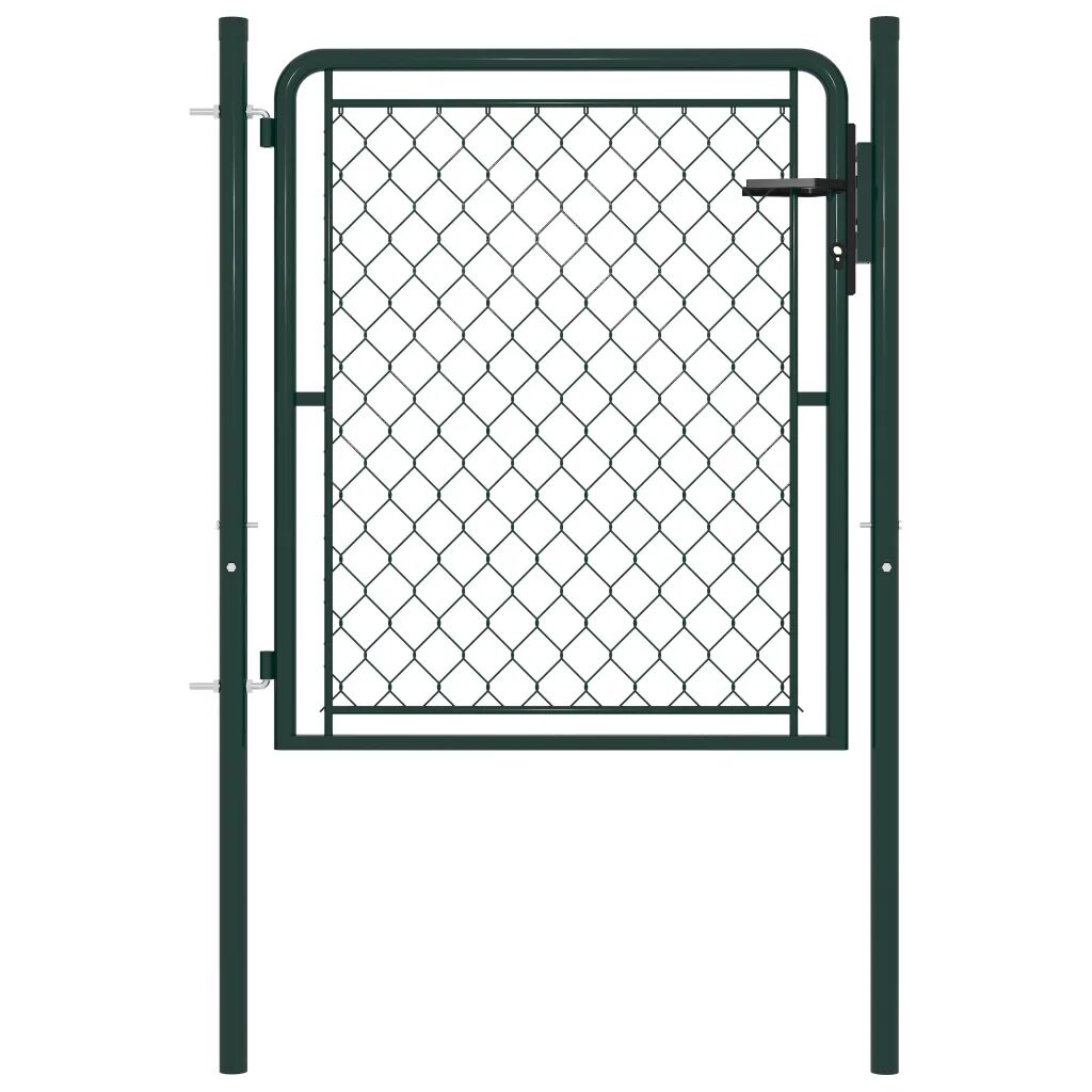 vidaXL Portillon Acier 100 x 75 cm Vert