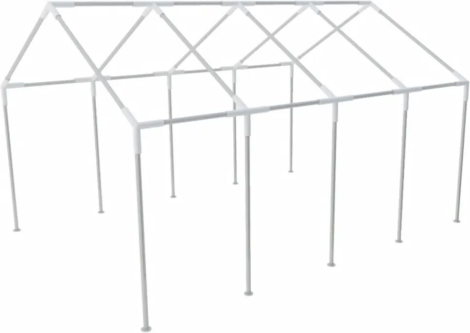 vidaXL Structure de tente chapiteau pavillon jardin 8 x 4 m