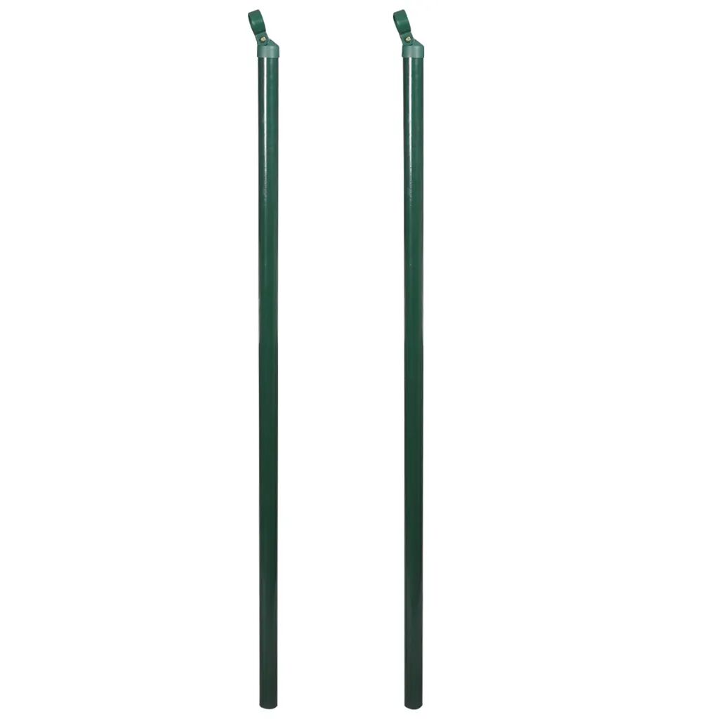 vidaXL Poteaux de clôture 2 pcs 115 cm