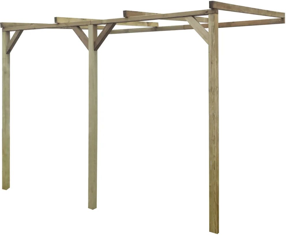 vidaXL Pergola à appentis 2 x 3 x 2,2 m Bois