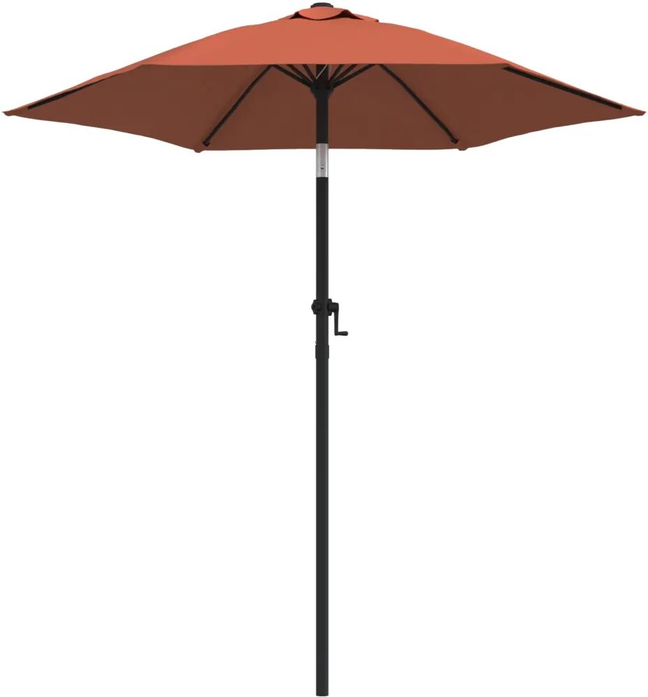 vidaXL Parasol Terre cuite 200x211 cm Aluminium