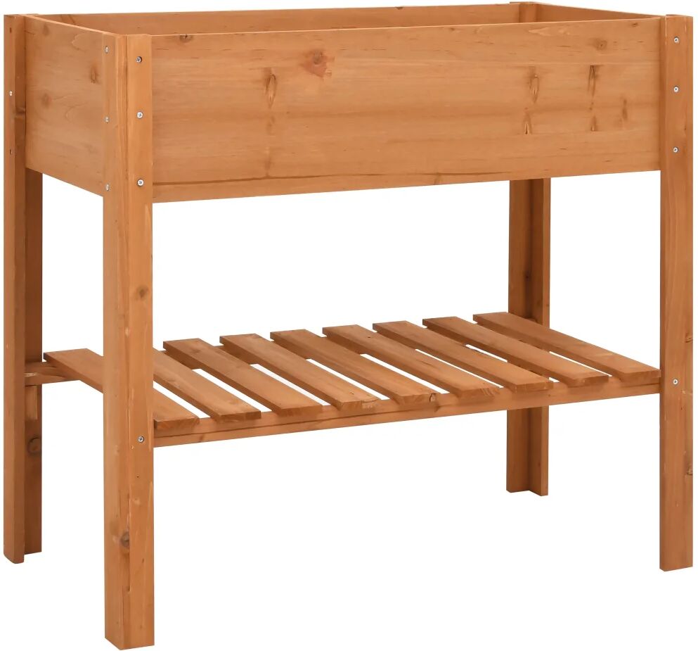 vidaXL Jardinière 88x43x80 cm Bois de sapin