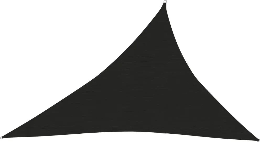 vidaXL Voile d'ombrage 160 g/m² Noir 4x5x6,8 m PEHD