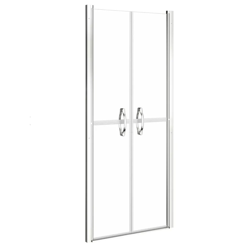 vidaXL Porte de douche ESG transparent 81x190 cm