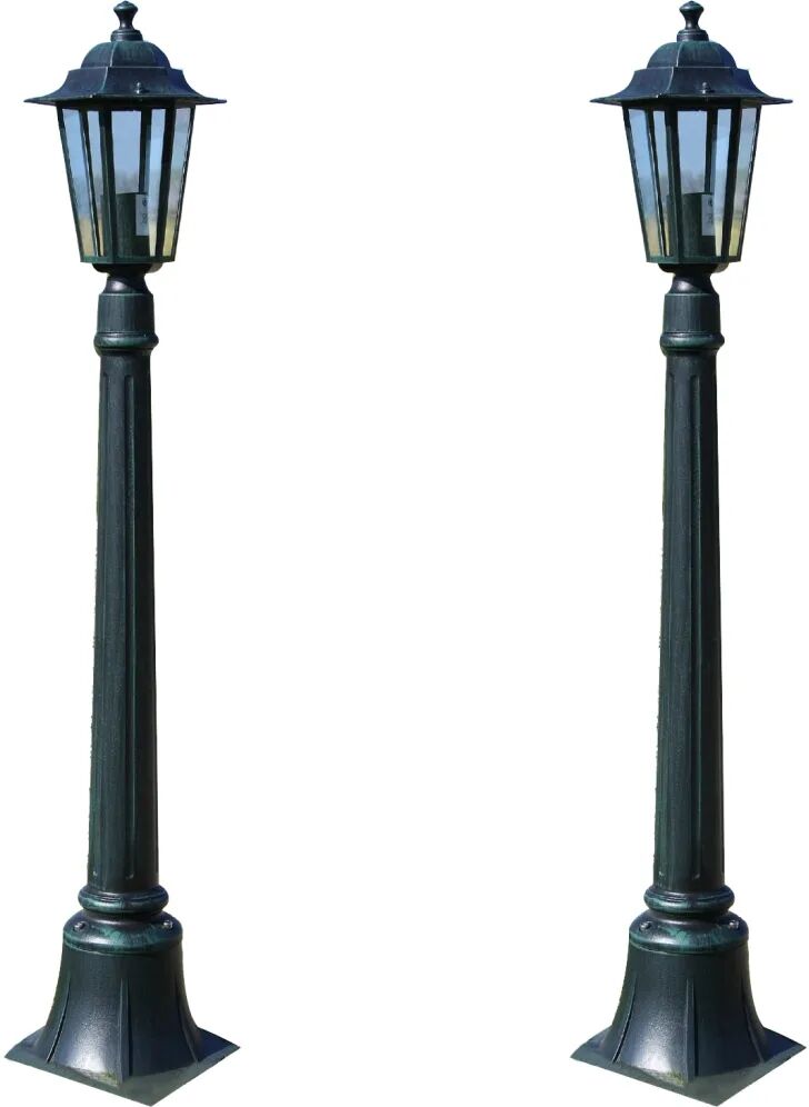 vidaXL Lampes de jardin 2 pcs 105 cm