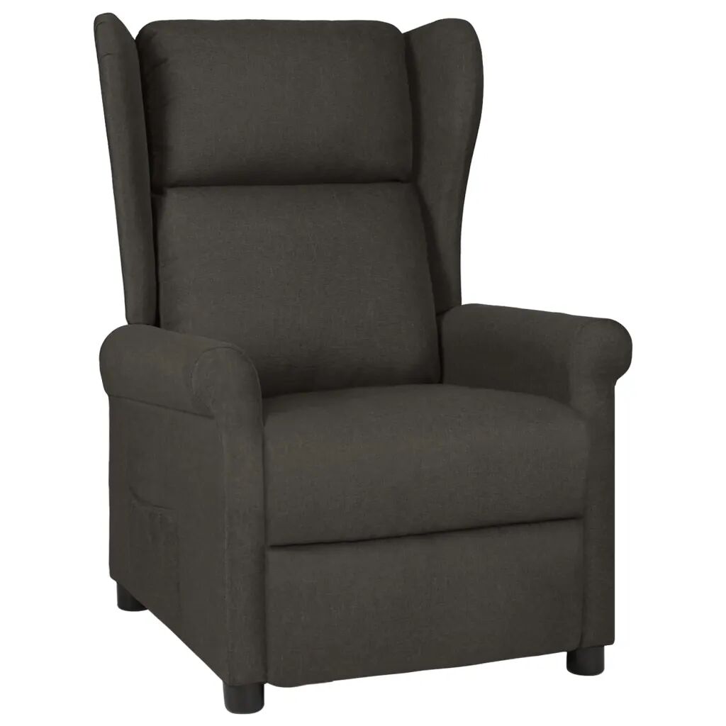 vidaXL Fauteuil inclinable Taupe Tissu