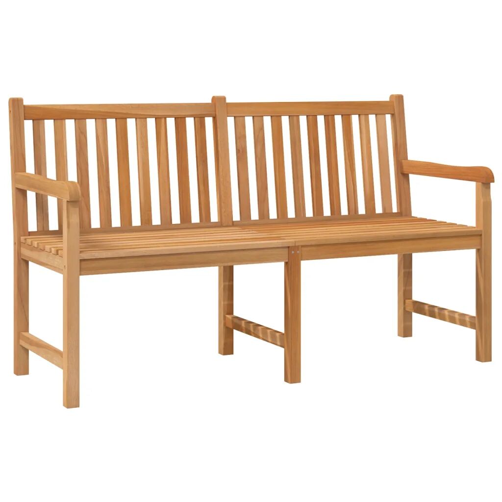 vidaXL Banc de jardin 150 cm Bois de teck solide