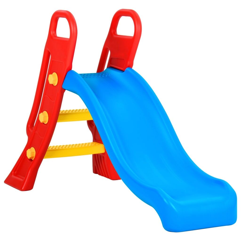 vidaXL Toboggan pliable pour enfants 135 cm Multicolore