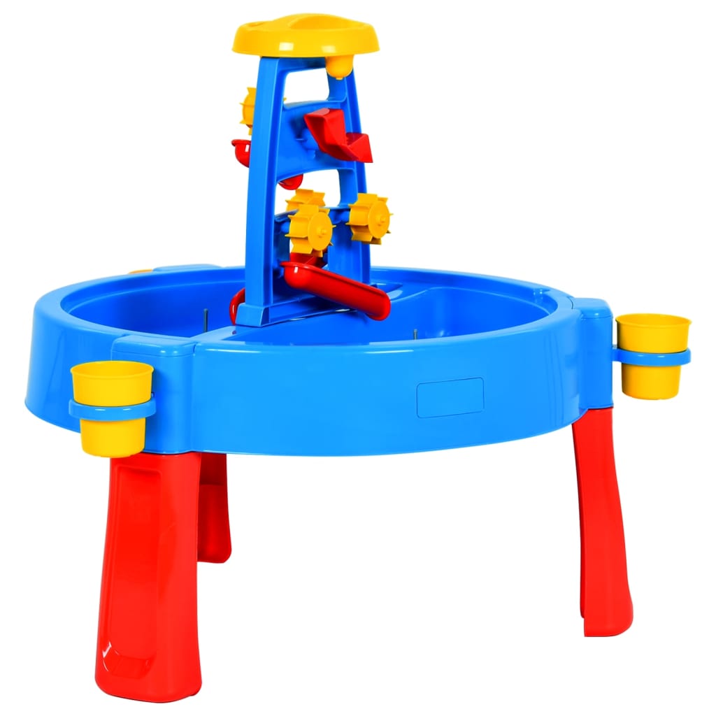 vidaXL Table à eau et sable pour enfants 3-1