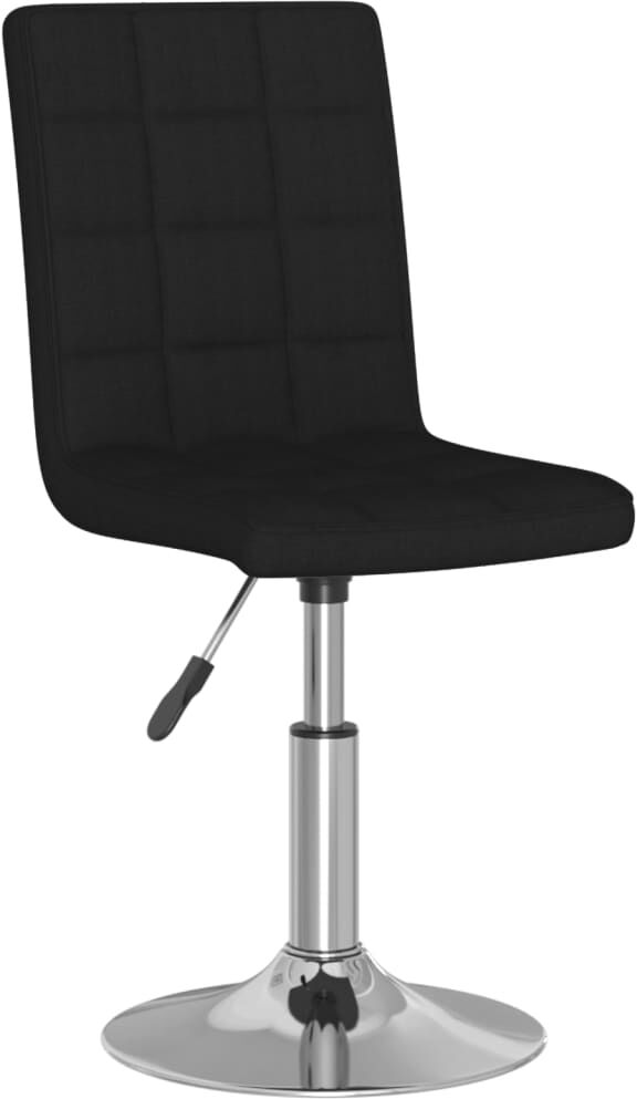 vidaXL Tabouret de bar Noir Tissu