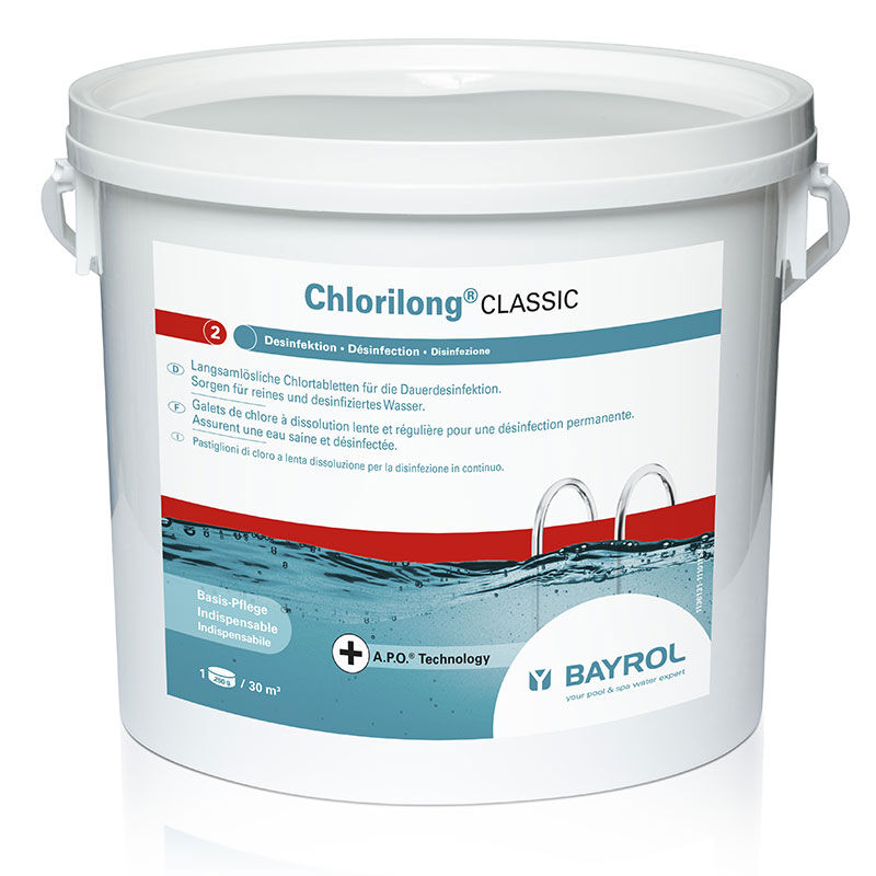 Bayrol Chlorilong Classic Bayrol - chlore lent Quantité - Seau de 5 kg