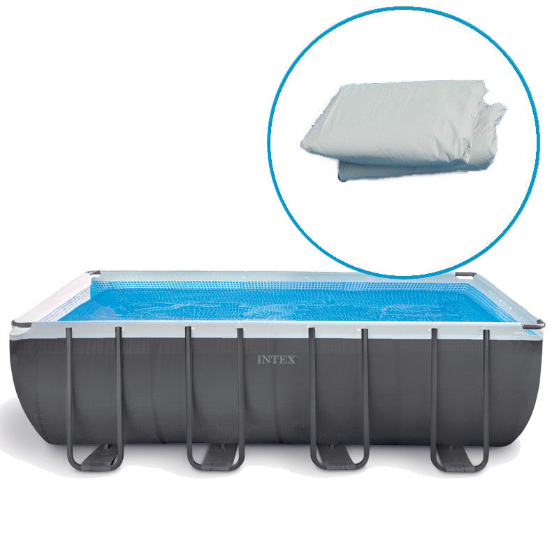 Intex Liner pour piscine Intex Ultra Silver tubulaire rectangulaire Dimension - 5,49 x 2,74 x h1,32m