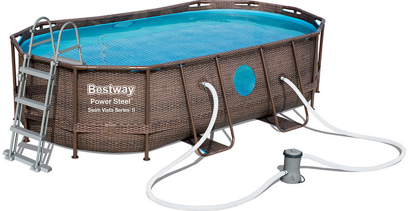 Bestway Piscine tubulaire Bestway Power Steel Swim Vista 4,27 x 2,50 x h1,00m