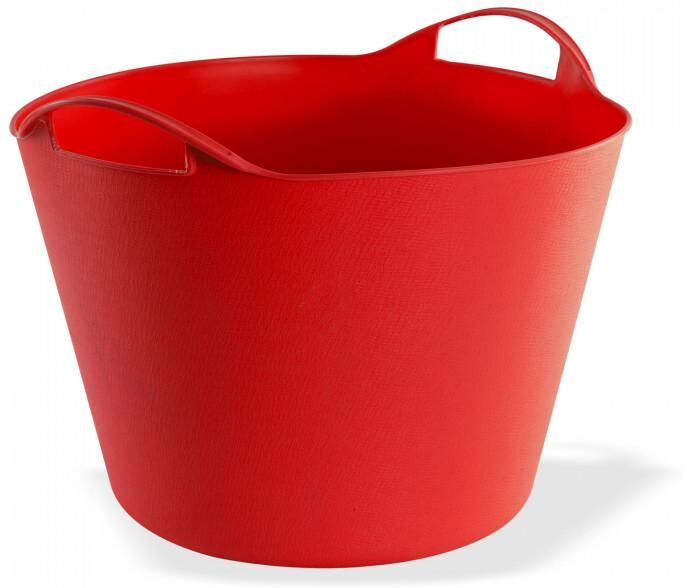 Dema Panier flexible multifonction 42 litres Rouge / Jardin - linge - bois